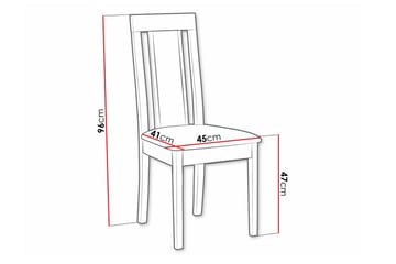 Rowden Spisestol - Brun - Møbler - Stoler & lenestoler - Spisestuestoler & kjøkkenstoler