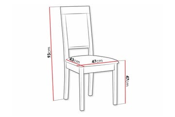 Rowden Spisestol - Brun - Møbler - Stoler & lenestoler - Spisestuestoler & kjøkkenstoler