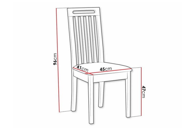 Rowden Spisestol - Hvid - Møbler - Stoler & lenestoler - Spisestuestoler & kjøkkenstoler