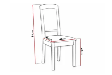 Rowden Spisestol - Svart - Møbler - Stoler & lenestoler - Spisestuestoler & kjøkkenstoler
