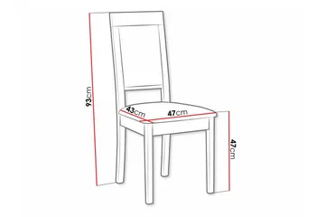 Rowden Spisestol - Svart - Møbler - Stoler & lenestoler - Spisestuestoler & kjøkkenstoler