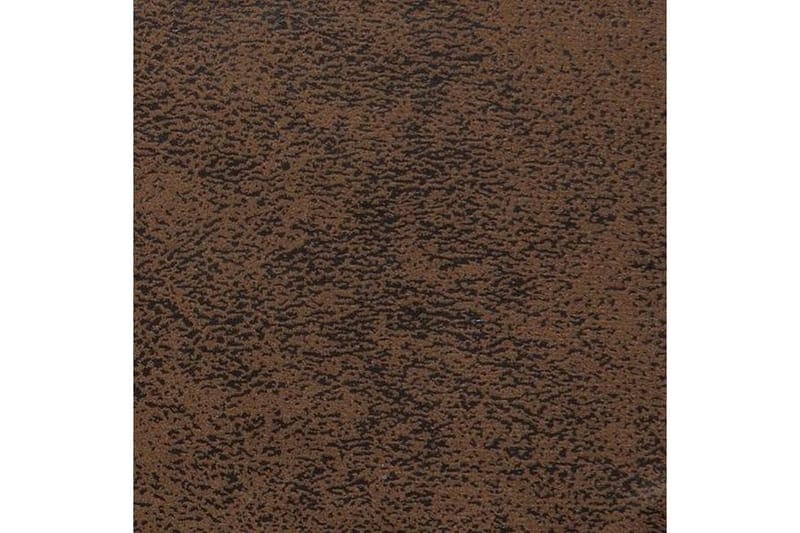 Sabie Spisestol Microfiber 2-pk - Brun/Sølv - Møbler - Stoler & lenestoler - Spisestuestoler & kjøkkenstoler