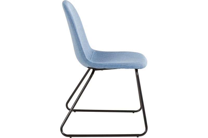 Saira Kjøkkenstol 2-pk - Blå/Metall - Spisestuestoler & kjøkkenstoler