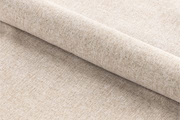 Salaman Spisestol i Stoff med Metallben - Beige - Møbler - Stoler & lenestoler - Spisestuestoler & kjøkkenstoler