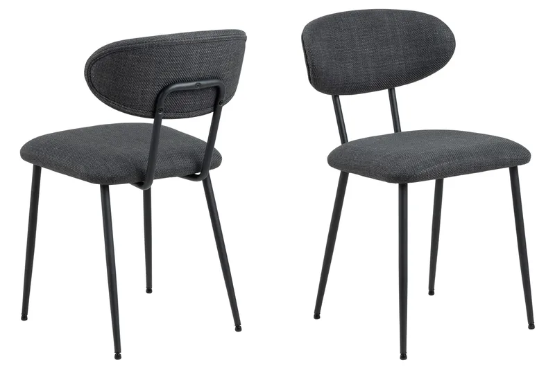 Saluke Spisestol - Grå - Møbler - Stoler & lenestoler - Spisestuestoler & kjøkkenstoler