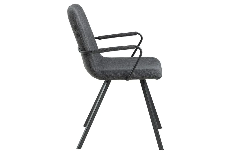 Samoti Lenestol - Grå - Møbler - Stoler & lenestoler - Spisestuestoler & kjøkkenstoler