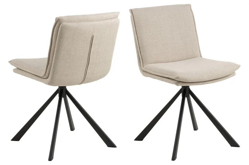 Sanam Spisestol - Beige - Møbler - Stoler & lenestoler - Spisestuestoler & kjøkkenstoler
