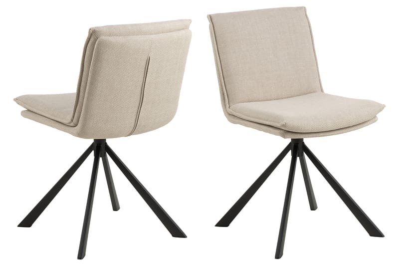Sanam Spisestol - Beige - Møbler - Stoler & lenestoler - Spisestuestoler & kjøkkenstoler