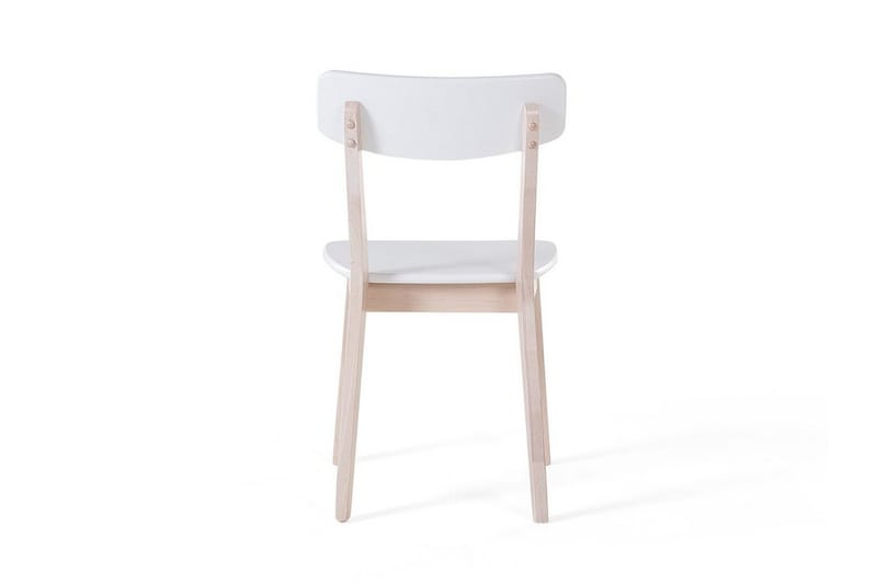 Santos Stol 2-pk - Hvit - Møbler - Stoler & lenestoler - Spisestuestoler & kjøkkenstoler