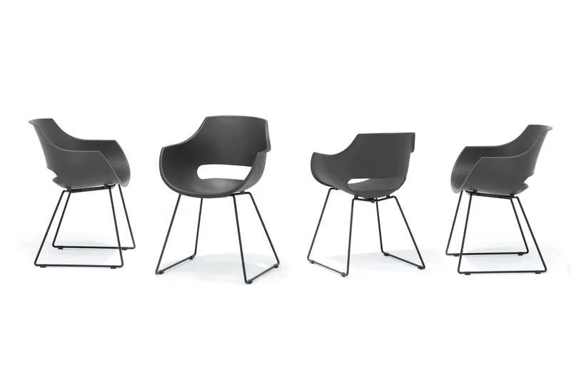 Saranzak Stol 60 cm - Grå - Møbler - Stoler & lenestoler - Spisestuestoler & kjøkkenstoler