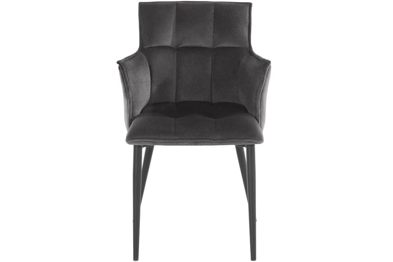 Sarielle Karmstol - Antrasitt - Møbler - Stoler & lenestoler - Spisestuestoler & kjøkkenstoler