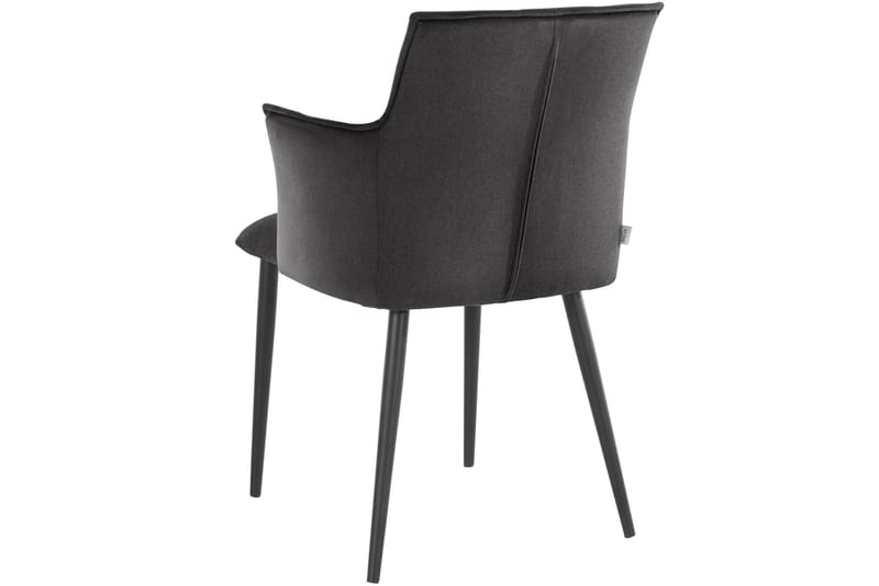 Sarielle Karmstol - Antrasitt - Møbler - Stoler & lenestoler - Spisestuestoler & kjøkkenstoler