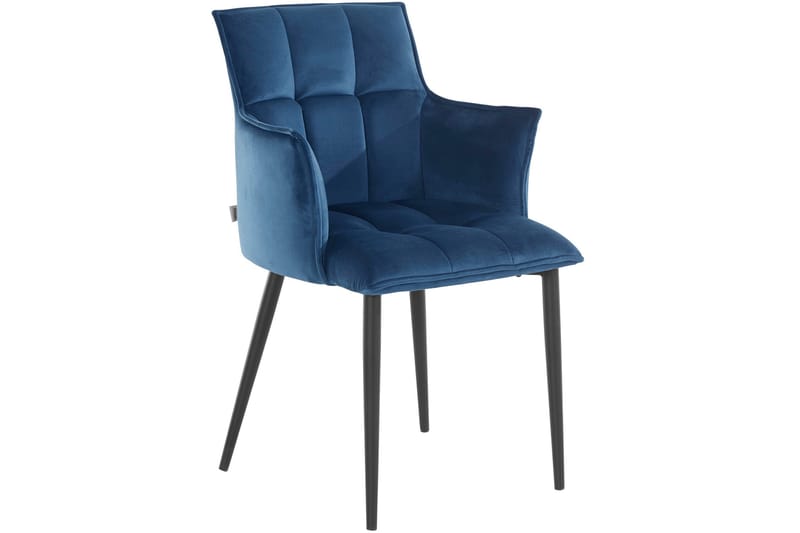Sarielle Karmstol - Blå - Møbler - Stoler & lenestoler - Spisestuestoler & kjøkkenstoler