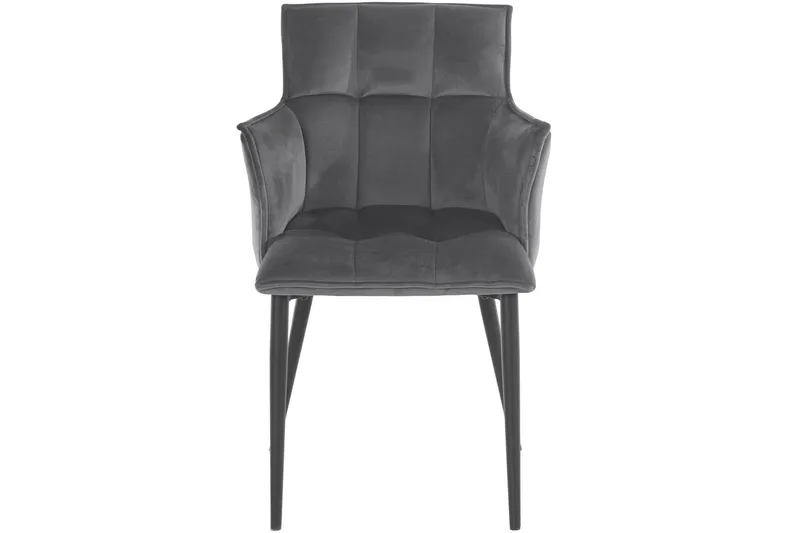 Sarielle Karmstol - Grå - Møbler - Stoler & lenestoler - Spisestuestoler & kjøkkenstoler