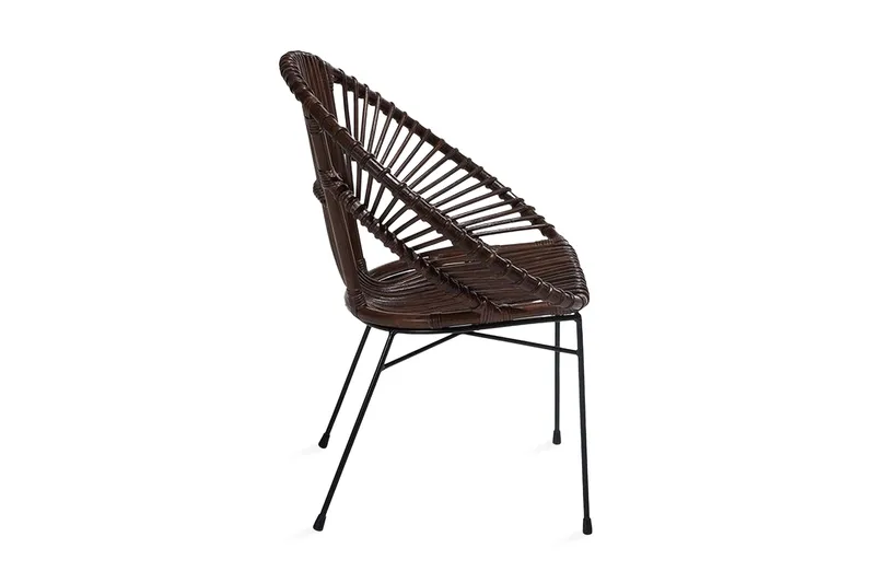 Sarita Stol 2-pk - Brun - Møbler - Stoler & lenestoler - Spisestuestoler & kjøkkenstoler