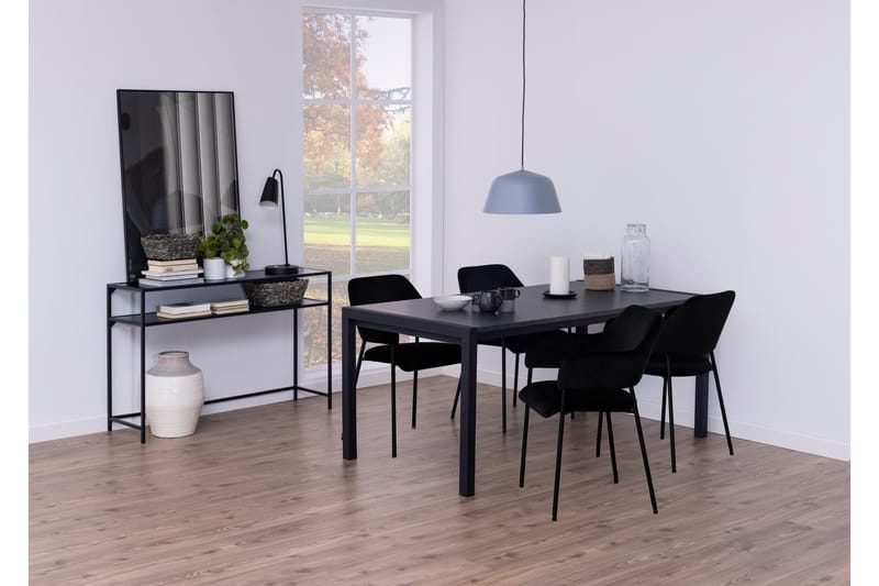 Schoer Karmstol - Svart/Matt Svart - Møbler - Stoler & lenestoler - Spisestuestoler & kjøkkenstoler