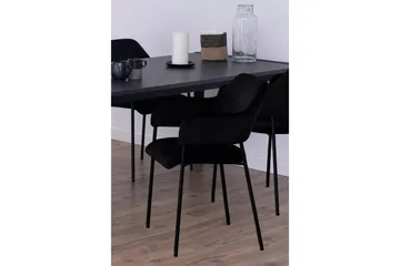 Schoer Karmstol - Svart/Matt Svart - Møbler - Stoler & lenestoler - Spisestuestoler & kjøkkenstoler