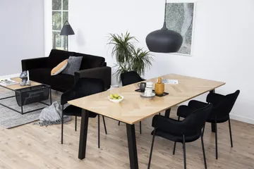 Schoer Karmstol - Svart/Matt Svart - Møbler - Stoler & lenestoler - Spisestuestoler & kjøkkenstoler