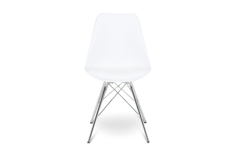 Shell Spisestol Kunstlær - Pu/Krom - Møbler - Stoler & lenestoler - Spisestuestoler & kjøkkenstoler