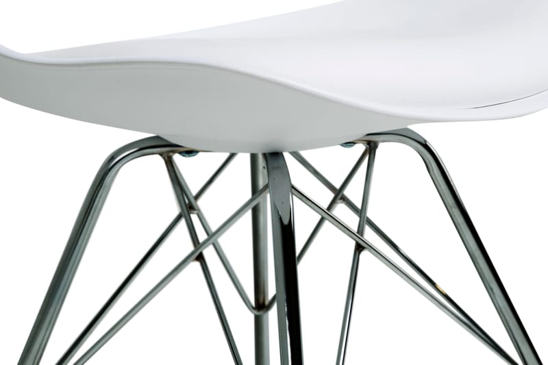 Shell Spisestol Kunstlær - Pu/Krom - Møbler - Stoler & lenestoler - Spisestuestoler & kjøkkenstoler