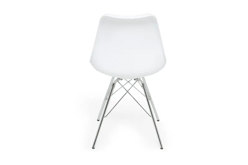 Shell Spisestol Kunstlær - Pu/Krom - Møbler - Stoler & lenestoler - Spisestuestoler & kjøkkenstoler