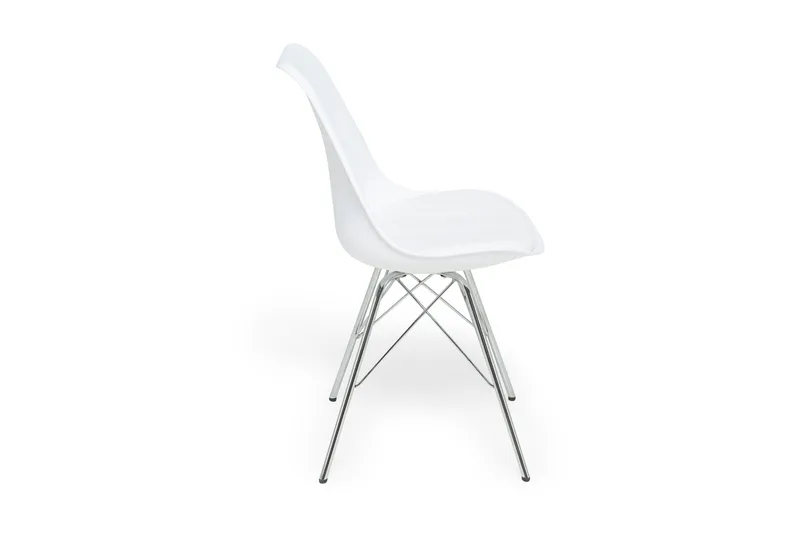 Shell Spisestol Kunstlær - Pu/Krom - Møbler - Stoler & lenestoler - Spisestuestoler & kjøkkenstoler