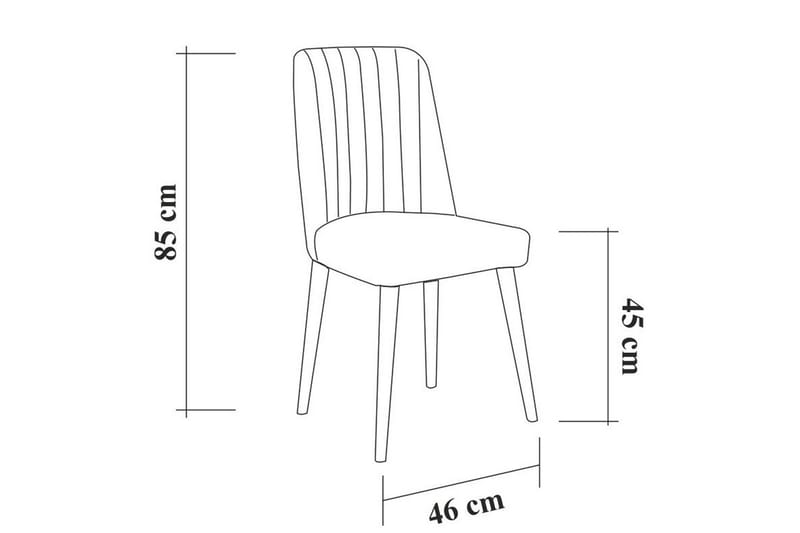 Shundrea Stol 85 cm - Tre / Natur - Møbler - Stoler & lenestoler - Spisestuestoler & kjøkkenstoler