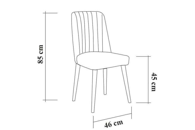 Shundrea Stol 85 cm - Tre / Natur - Spisestuestoler & kjøkkenstoler