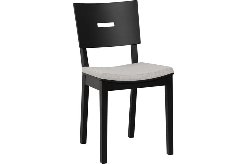 SIMPLE Stol Svart / Grå - VOX - Møbler - Stoler & lenestoler - Spisestuestoler & kjøkkenstoler