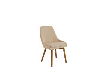 Spisestol 2 stk beige MELFORT - Beige - Møbler - Stoler & lenestoler - Spisestuestoler & kjøkkenstoler