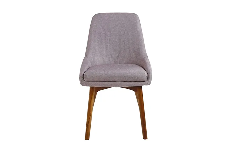 Spisestol 2 stk brungrå MELFORT - Grå - Møbler - Stoler & lenestoler - Spisestuestoler & kjøkkenstoler