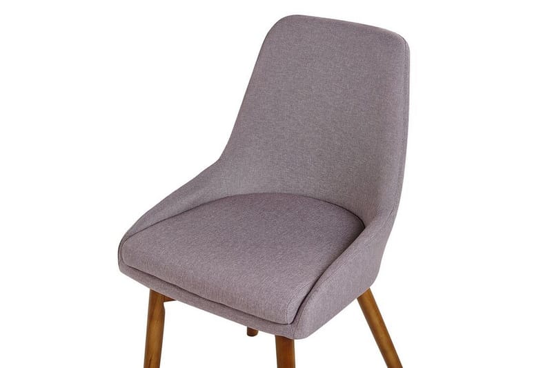 Spisestol 2 stk brungrå MELFORT - Grå - Møbler - Stoler & lenestoler - Spisestuestoler & kjøkkenstoler