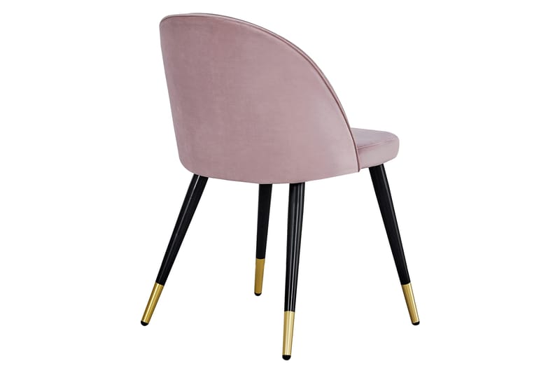 Spisestol uten armlener Venture Home Valeri spisestol Black||Pink - Møbler - Stoler & lenestoler - Spisestuestoler & kjøkkenstoler