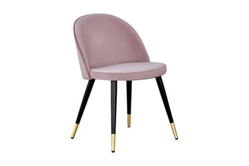 Spisestol uten armlener Venture Home Valeri spisestol Black||Pink - Møbler - Stoler & lenestoler - Spisestuestoler & kjøkkenstoler