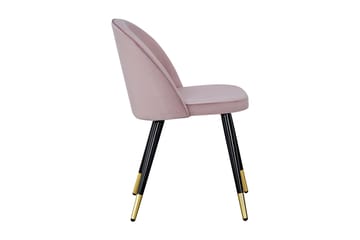 Spisestol uten armlener Venture Home Valeri spisestol Black||Pink - Møbler - Stoler & lenestoler - Spisestuestoler & kjøkkenstoler
