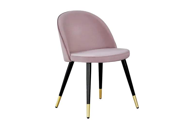 Spisestol uten armlener Venture Home Valeri Spisestol Svart||Rosa
