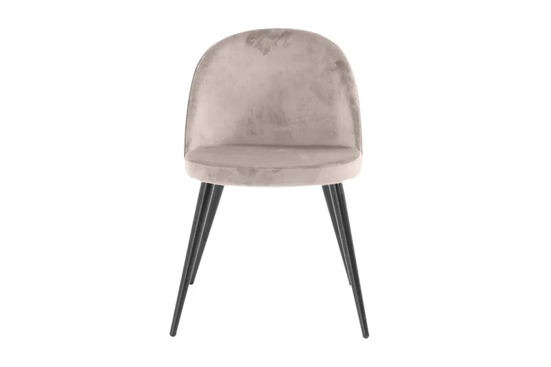 Spisestol uten armlener Venture Home Velvet kjøkkenstol fløyel Pink - Møbler - Stoler & lenestoler - Spisestuestoler & kjøkkenstoler