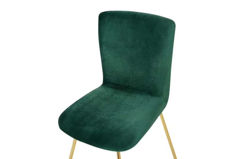 Stehen Stol 2-pk Fløyel - Grønn - Møbler - Stoler & lenestoler - Spisestuestoler & kjøkkenstoler