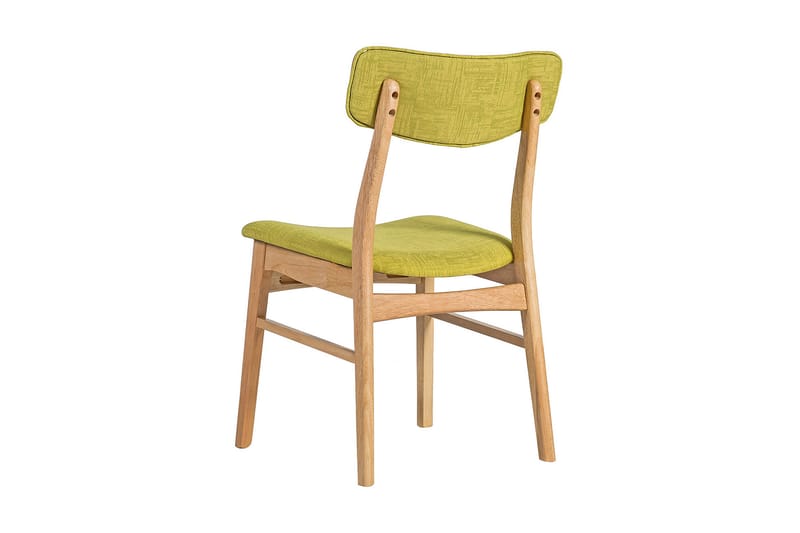 Stol JAXTON 49x535xH80cm grønn/eik - Spisestuestoler & kjøkkenstoler