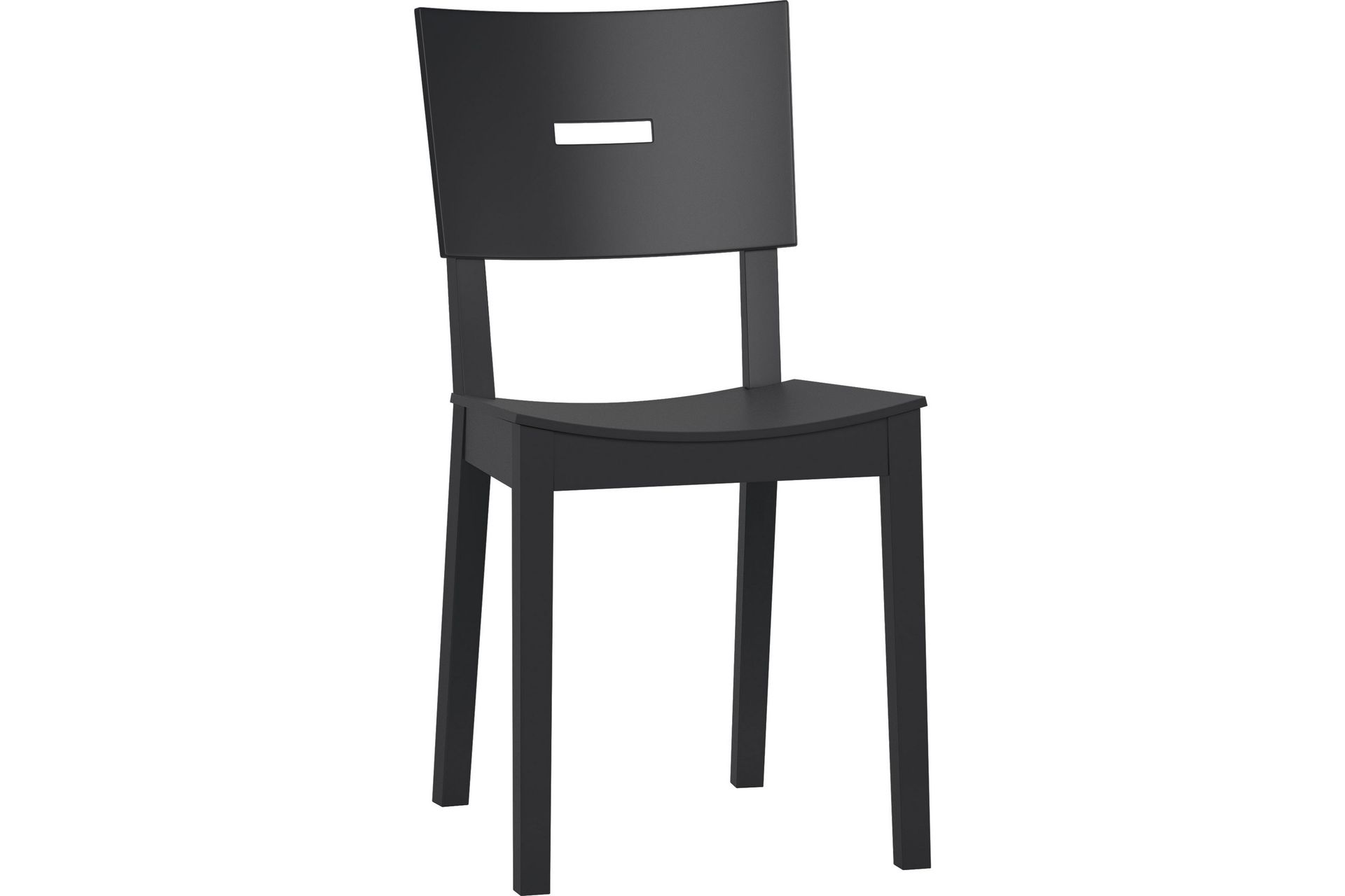 Stol SIMPLE svart - VOX - Møbler - Stoler & lenestoler - Spisestuestoler & kjøkkenstoler