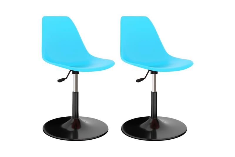 Svingbare spisestoler 2 stk blå PP - Spisestuestoler & kjøkkenstoler