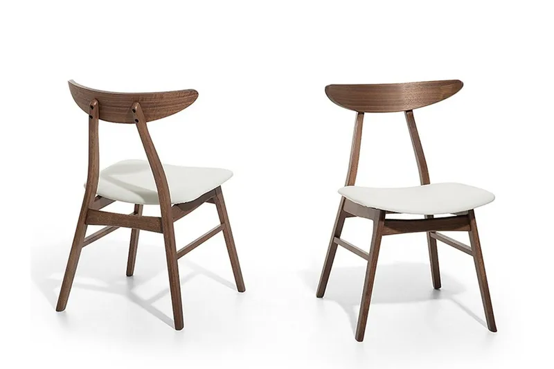 Tiadra Stol 2-pk - Hvit - Møbler - Stoler & lenestoler - Spisestuestoler & kjøkkenstoler