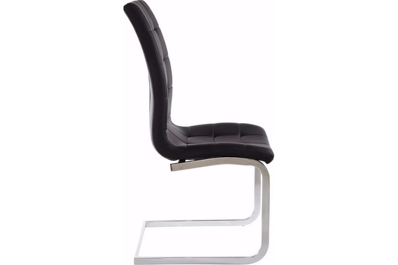 Tolna Spisestol Kunstlær 2-pk - Svart - Møbler - Stoler & lenestoler - Spisestuestoler & kjøkkenstoler