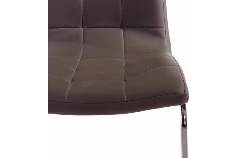 Tolna Spisestol Kunstlær 2-pk - Grå - Møbler - Stoler & lenestoler - Spisestuestoler & kjøkkenstoler