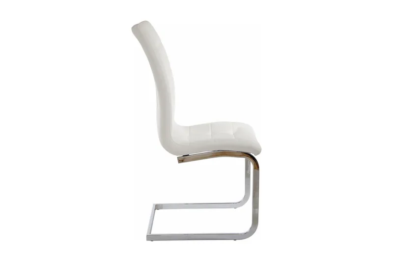 Tolna Spisestol Kunstlær 2-pk - Hvit - Møbler - Stoler & lenestoler - Spisestuestoler & kjøkkenstoler