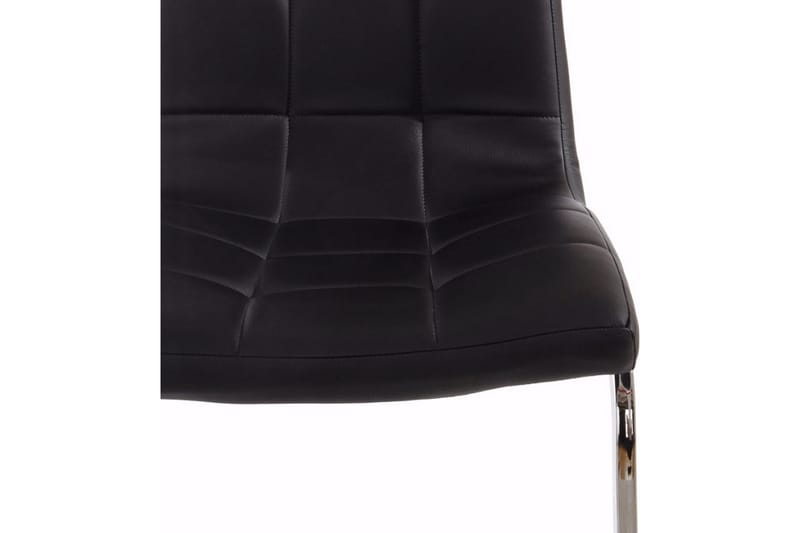 Tolna Spisestol Kunstlær 2-pk - Svart - Møbler - Stoler & lenestoler - Spisestuestoler & kjøkkenstoler