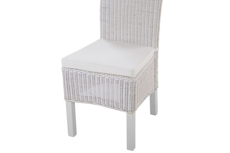 Truxall Rottingstol 2-pk - Hvit - Møbler - Stoler & lenestoler - Spisestuestoler & kjøkkenstoler