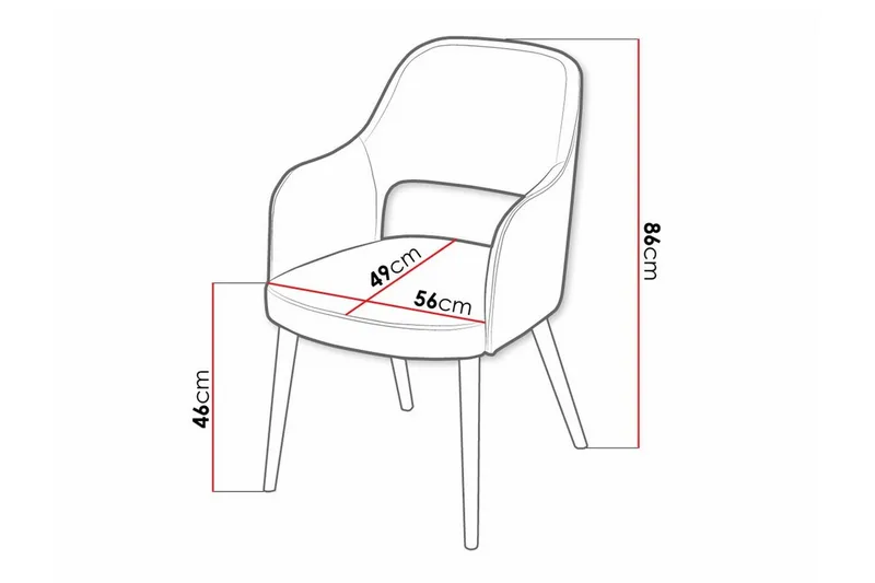 Uptown Matstol White - Møbler - Stoler & lenestoler - Spisestuestoler & kjøkkenstoler