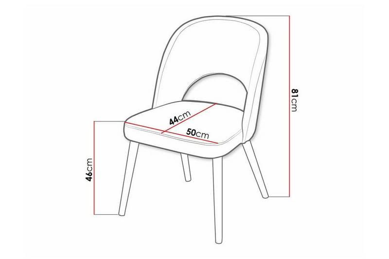 Uptown Spisestol i Fløyel - Flaskegrønn - Møbler - Stoler & lenestoler - Spisestuestoler & kjøkkenstoler