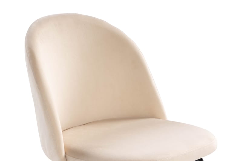 Valeri Spisestol Fløyel - Beige - Møbler - Stoler & lenestoler - Spisestuestoler & kjøkkenstoler